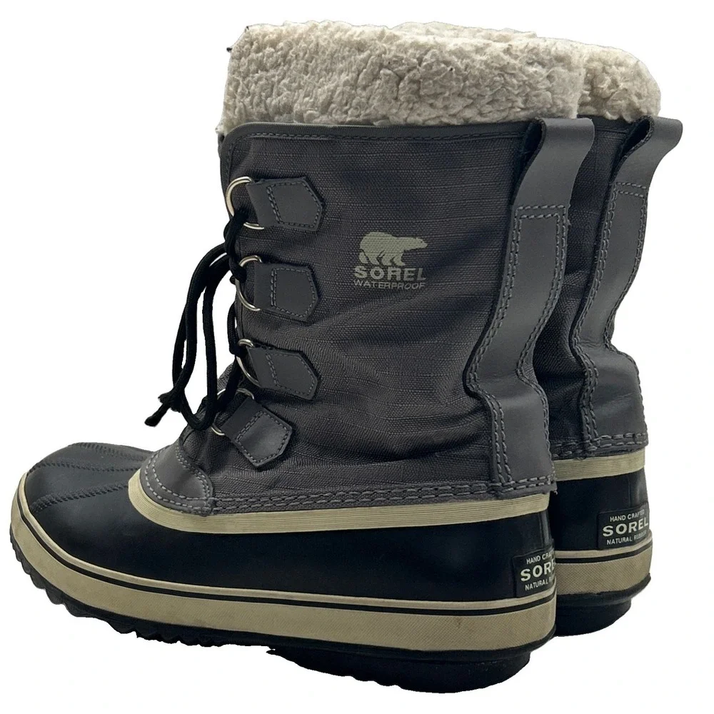 Sorel Men's Size 10 NL1495 Winter Carnival Waterproof Snow Boots Fur Lined